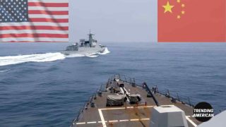 A Close Encounter Of A Chinese Warship And A US Destroyer Sparks Tension