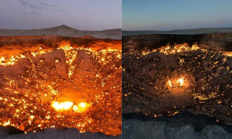 Darvaza Gas Crater: The Mysterious Story Behind The Burning ‘Gates Of Hell’!