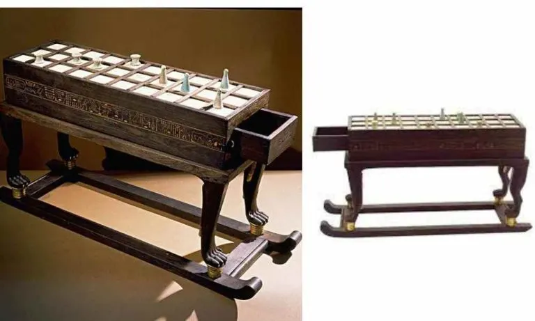 Fascinating Facts About the Ancient Game of Pharaohs | “The Senet Game Board” From The Tomb of Tutankhamun