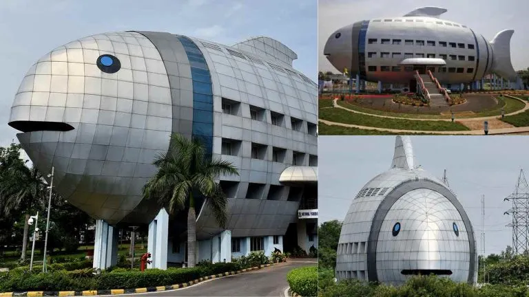 Fish Building In India! | A Fine Example Of Novelty Architecture.
