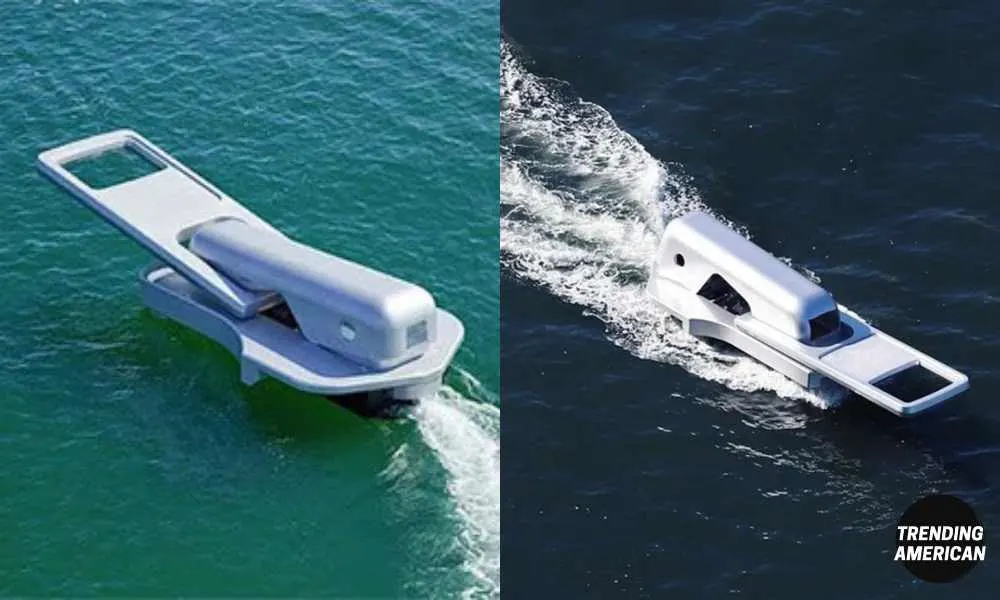 Zipper Boat Designed by Yasuhiro Suzuki Boat that Opens Water Waves