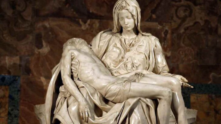 Secrets of Michelangelo’s Pieta: The Statue Holds A Hidden Signature & There’s More To Mary’s Hold!