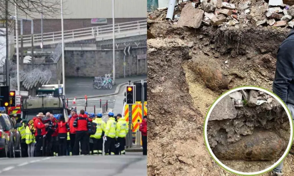 An Unexploded World War II Bomb Found In A Garden In England The Bomb Weighs Over 1000 lbs!