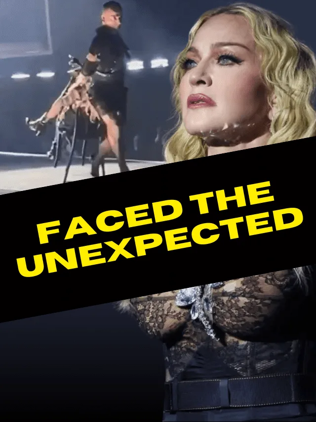 Madonna Falls On Stage and Bounces Back, Proving She is The Pop Queen.