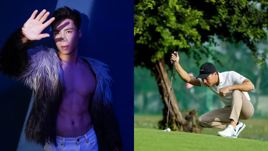 Quốc Cơ has explored modeling.
Quốc Nghiệp has pursued a passion for golf and is working toward becoming a professional coach.