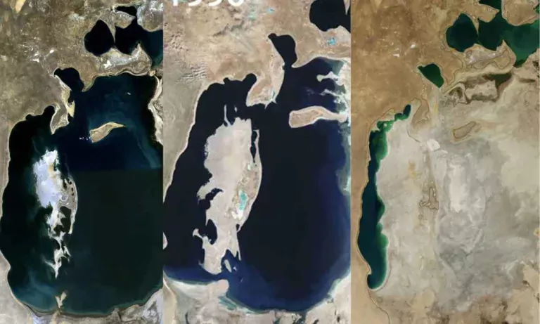 World's Fourth Largest Lake Has Now Disappeared Result of A Russian Project Gone Wrong!