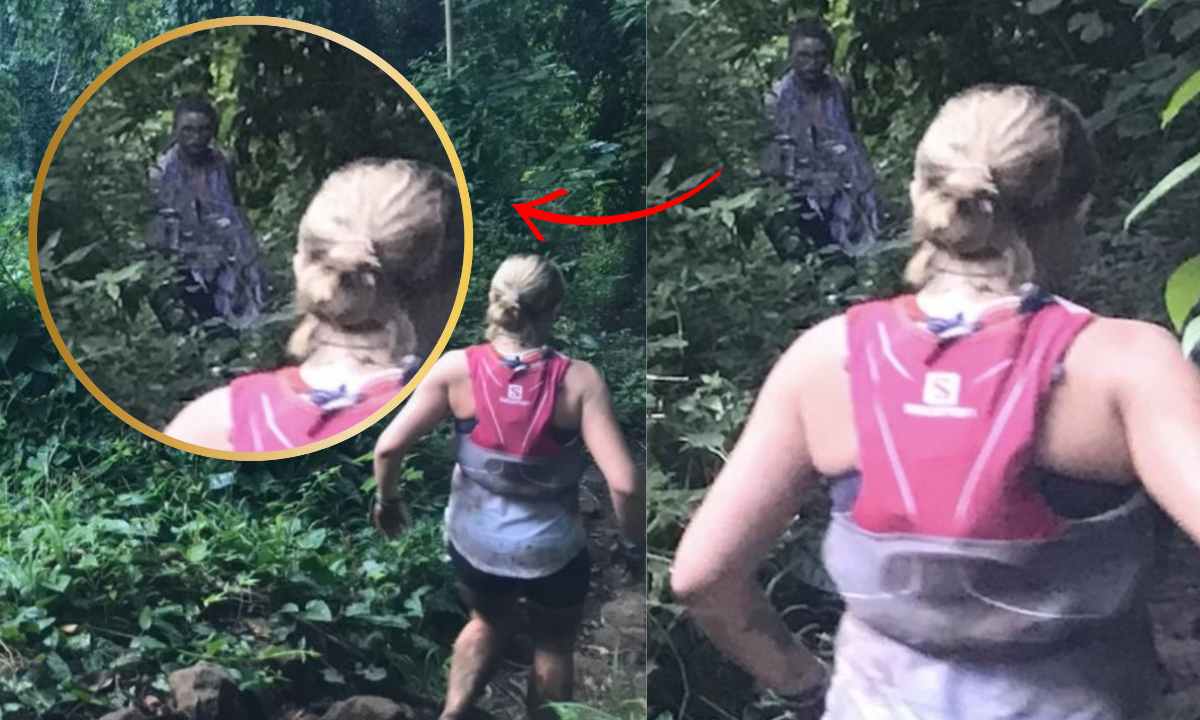A Runner Encounters A Terrifying ‘Nightmarcher’ In A Forest!