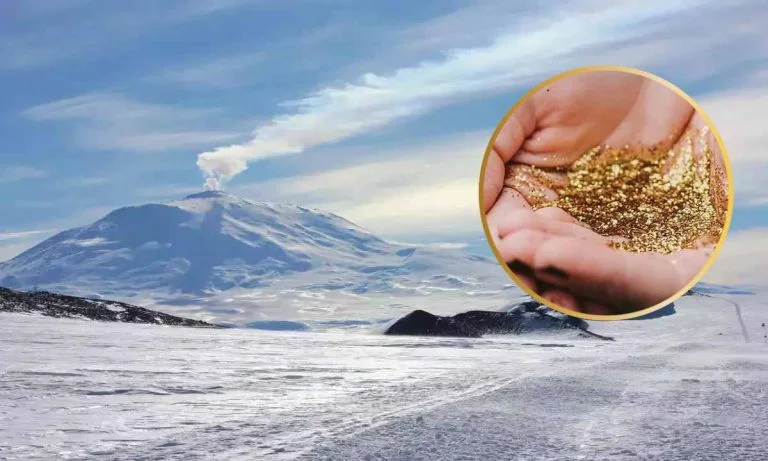 A Volcano Is Now Spewin Gold Worth Of $6000 A Dizzle | Traces Of Gold Dust With Gas!