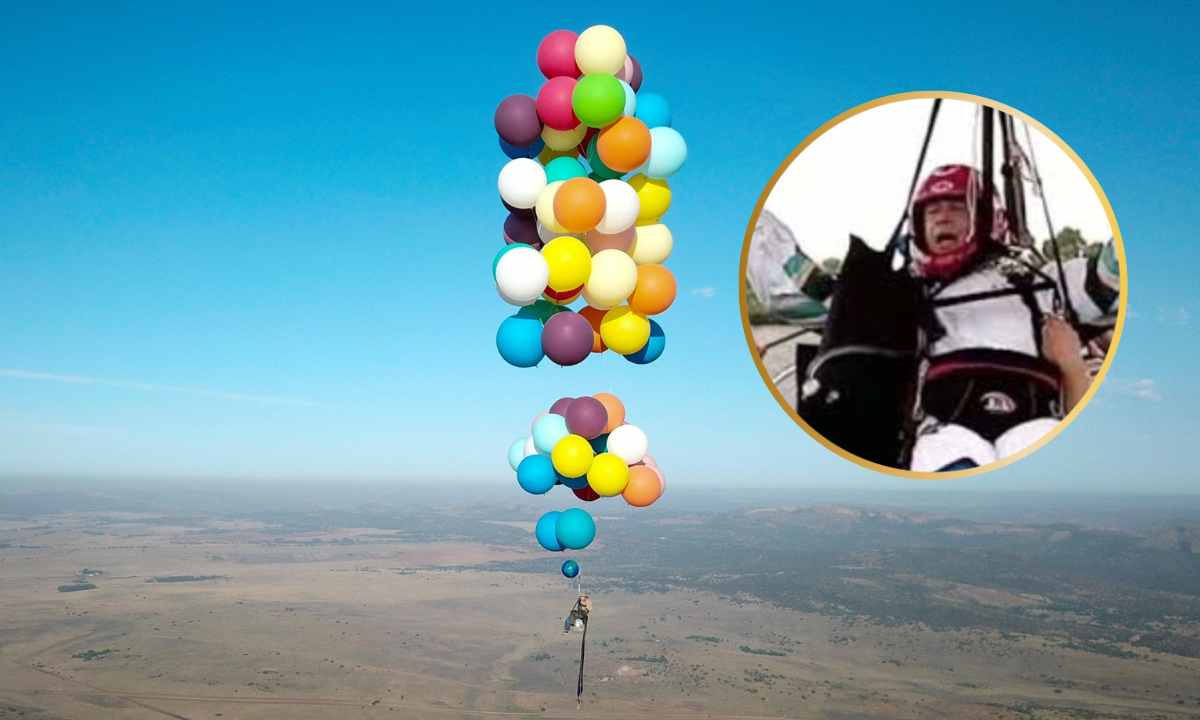 This Priest Tried To Fly With 1000 Helium Balloons
