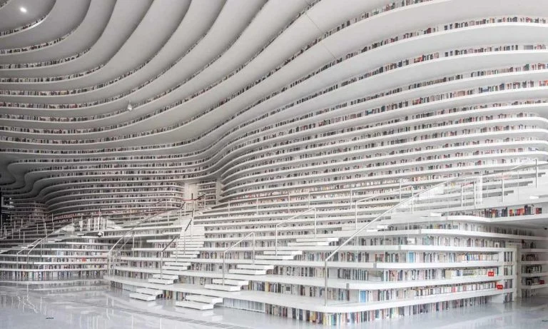 This Futuristic Tianjin Library Is Every Book Lover's Dream!