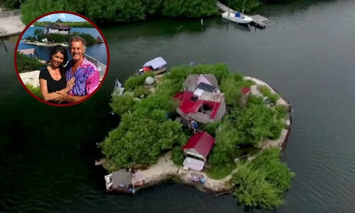 A Man Builds His Own Floating Island With 250,000 Plastic Bottles!