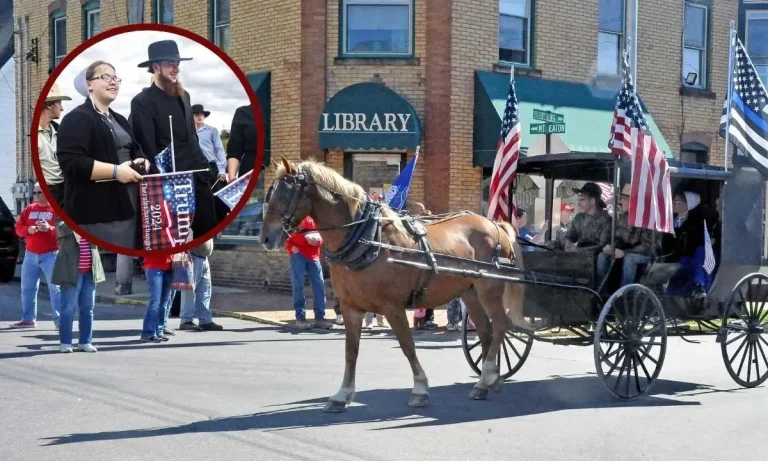 A Game Changer In Pennsylvania Votes | The Amish Community Rallies To Vote For Trump And Arrives In Horse Carriages!