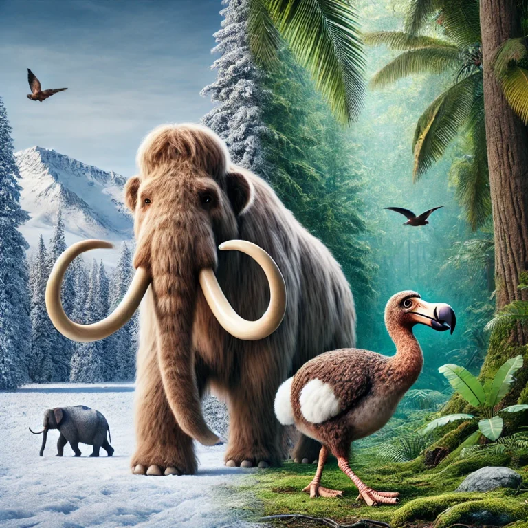 dodo and wooly mammoth