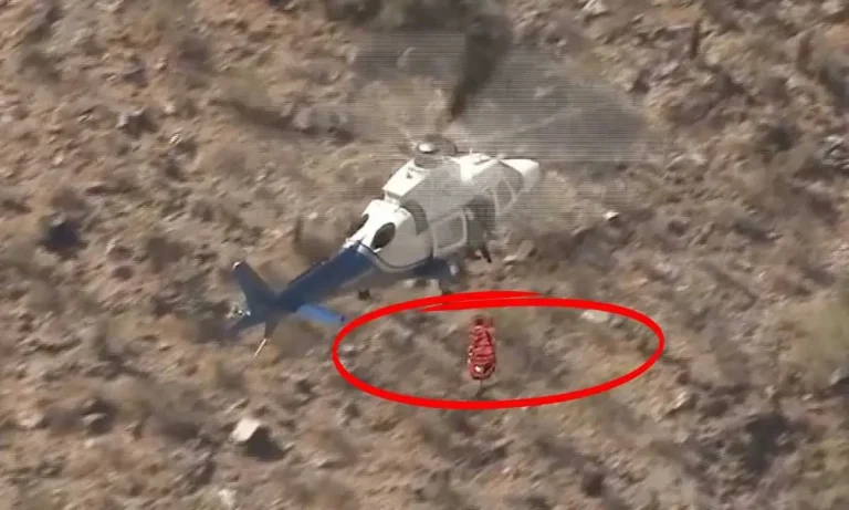 Video Captures An Injured Grandma Spinning Uncontrollably During A Helicopter Rescue!