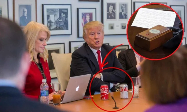 Trump Never Drinks Alcohol Or Smokes | He Only Has A Red “Diet Coke” Button In The Oval Office To Get His Favorite!