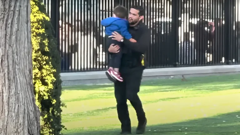 Child Squeezes Through White House Fence | The Littlest Intruder!
