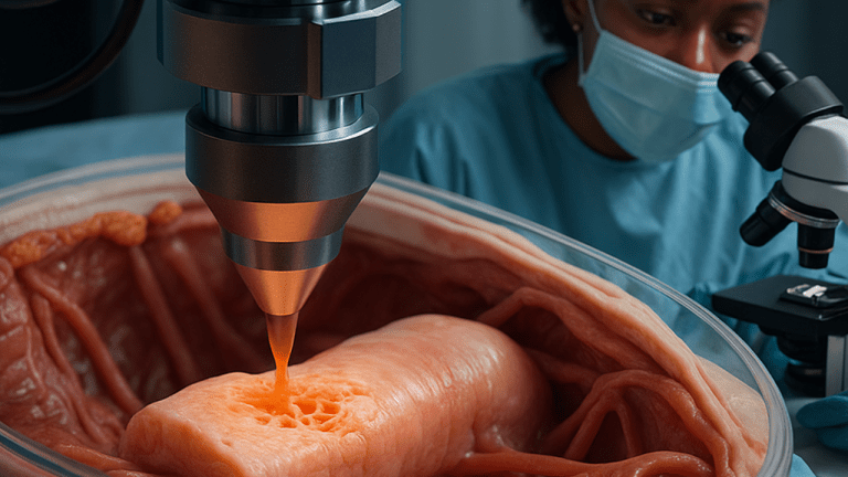 Scientists Break New Ground –  3D Printing Human Tissue Inside the Body Without Surgery