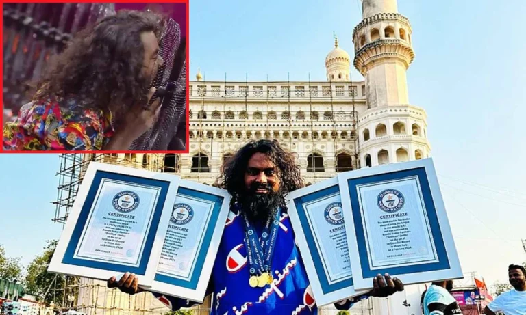 This Man Stopped 57 Electric Fan Blades Using His Tongue In Just One Minute!