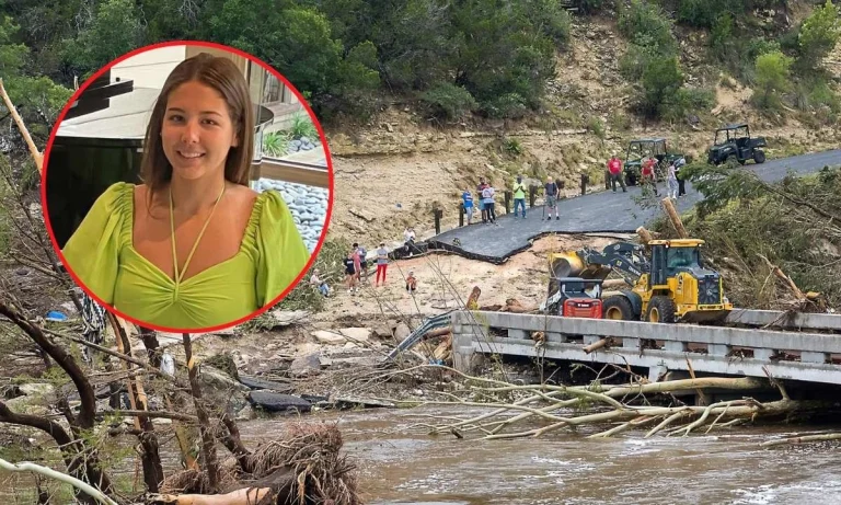 21-year-old woman who went missing amid the Texas flood disaster sent one last text message to her family before she disappeared.